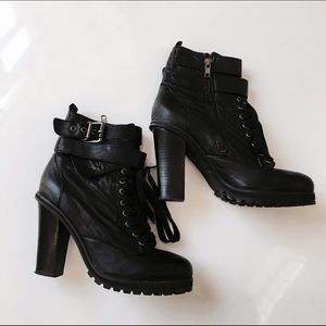 Kelsi Dagger Leather Booties Size 9 Worn Once!